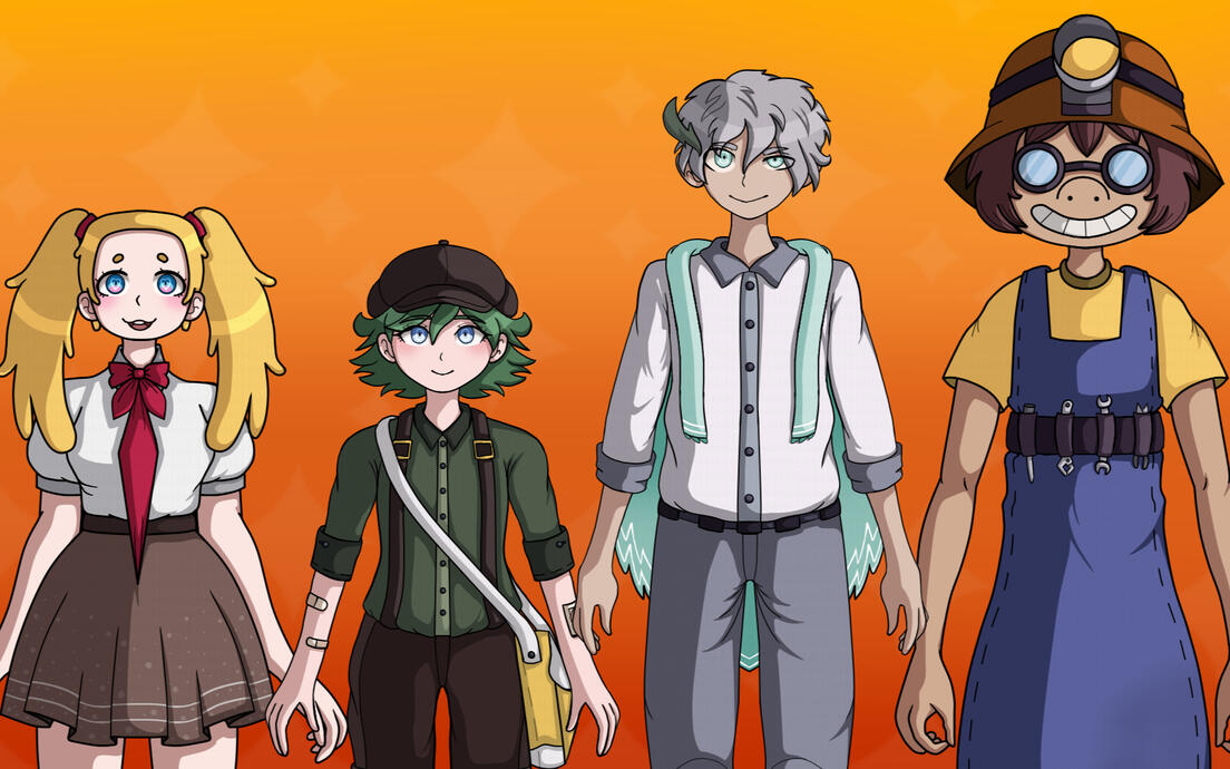 Danganronpa Styled Characters